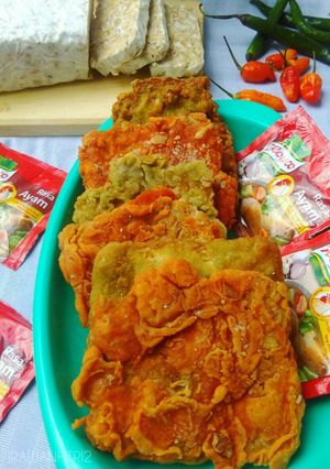 Foto resep Tempe Crispy 2 warna bumbu cabe dan Royco