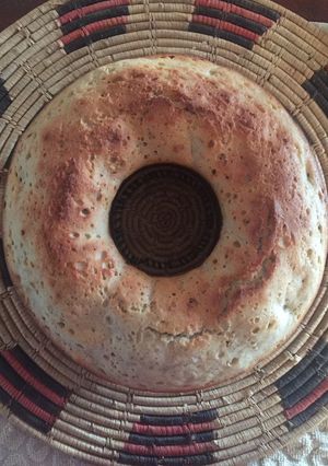 Una foto de Budín de banana y nuez