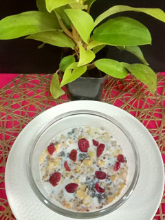 A picture of Healthy Breakfast With Corn Flakes chia Seeds.