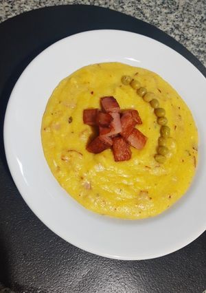 Una foto de Polenta De Jamón y Queso