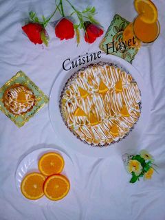 صورة لوصفة تارت البرتقال بالمورانغ 🍊🍰