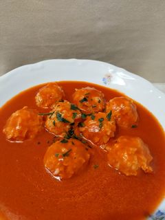 Paradicsomos húsgombóc recept fotója
