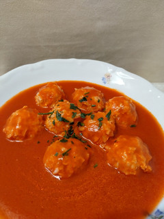 Paradicsomos húsgombóc recept fotója