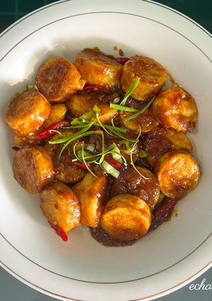 Foto resep Egg Tofu Saus Tiram