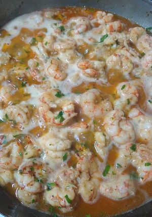 Una foto de Gambas al Ajillo