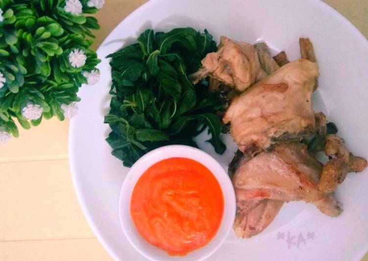 Cara Gampang Menyiapkan Ayam Pop ala RM Padang, Lezat