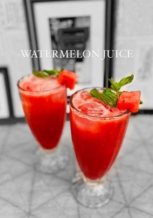 صورة لوصفة عصير البطيخ المنعش |WATERMELON JUICE