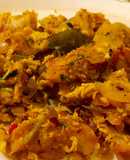 Malabar kothu parotta (Egg minced bread)