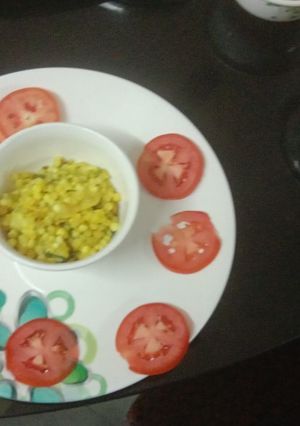 A picture of Sago sabudana Khichadi.