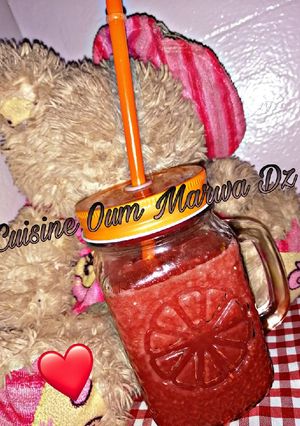 صورة لوصفة عصير بطيخ 🍉 ❤️