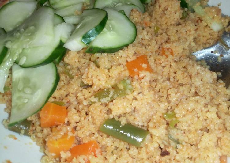 Recipe of Speedy Jollof cous cous | The Best Food|Easy Recipes for Busy Familie