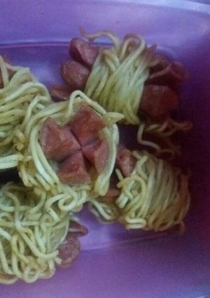 Foto resep Sosis mie (bekal anak sekolah)
