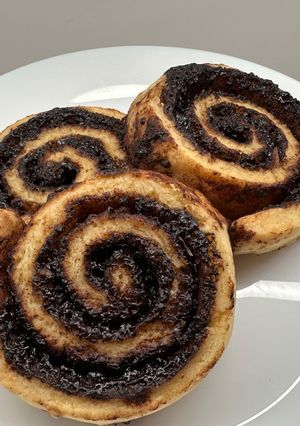 Gluténmentes, vegán kakaós csiga recept fotója