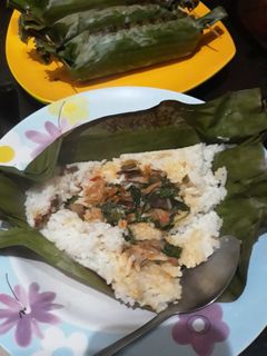 Foto resep Nasi bakar tongkol
