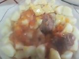 Ñoquis riquísimos y muy liviano