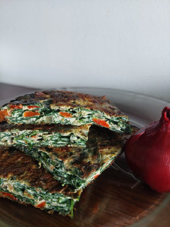 Una foto de Tortilla de espinaca 🥬