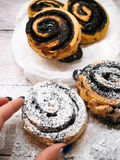 Kakaós, fahéjas csiga glutén, tej és tojásmentesen recept fotója