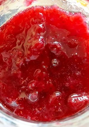 Una foto de Mermelada muy casera de frutillas