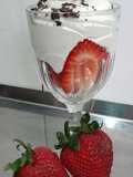 Frutilla con crema