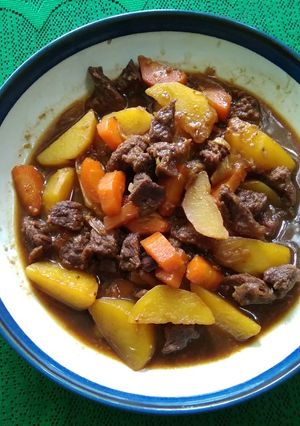 Foto resep 01. Nikujaga / semur daging ala jepang