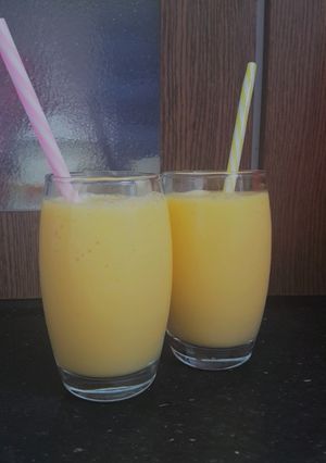 A picture of Mango Milshakee🥭🥭.