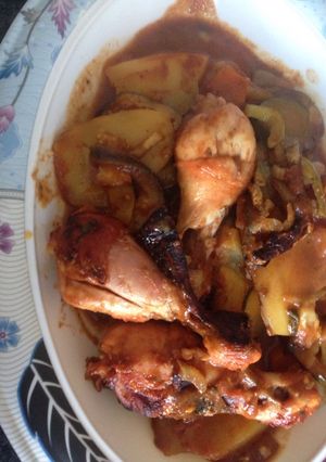 صورة لوصفة صينية دجاج بالخضروات بالفرن 🍗