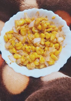 स्वीट कॉर्न चाट (Sweet corn chat recipe in hindi) रेसिपी मुख्य फोटो