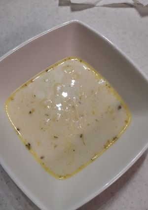 Sajtos-fokhagymakrémleves recept fotója