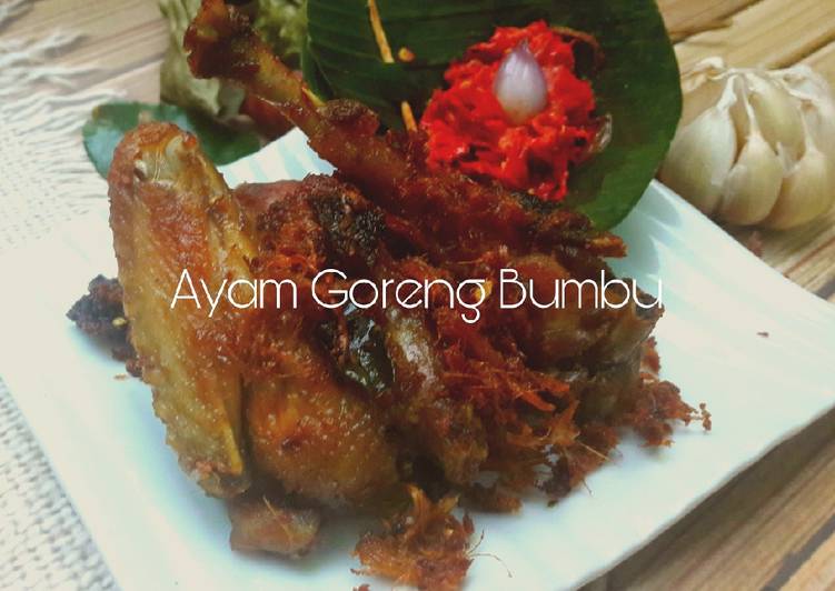 Resep Ayam Goreng Bumbu #Rabubaru, Enak Banget
