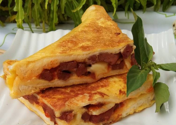 Resep Sandwich Telor  Dadar  Foody Bloggers