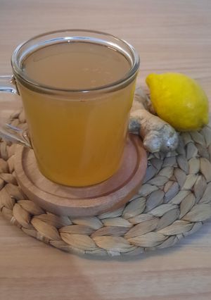 Foto resep Jahe lemon untuk batuk pilek