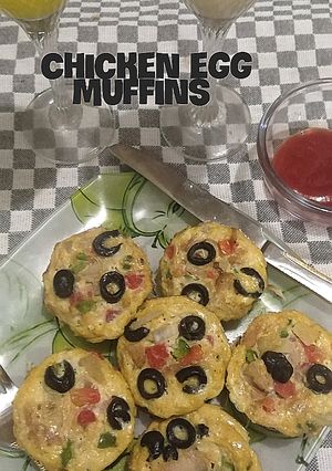 A picture of Chicken Egg Muffins 😋.