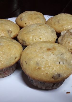 Una foto de Magdalenas con nueces