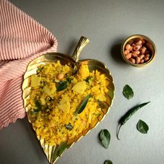 A picture of Atukulu Upma - Spiced Poha - Breakfast Recipe.