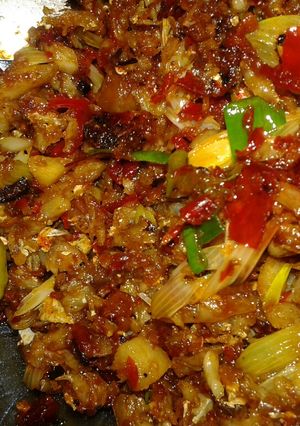 Foto resep Kakap Merah Suwir Asam Pedas