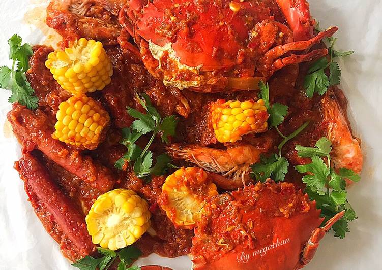 Cara Gampang Menyiapkan 🦀KEPITING SAUS PADANG (Ala Dancing Crab) yang Lezat Sekali