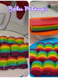 Foto resep Bolu kukus pelangi