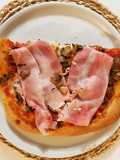 Pizza al farro prosciutto & funghi