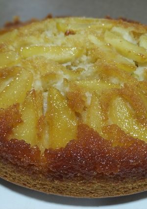 Una foto de Torta invertida de Manzana