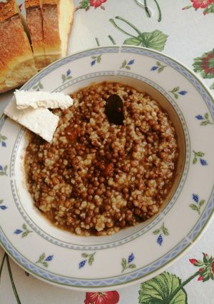 Φωτογραφία της συνταγής Φακές με τραχανούλη