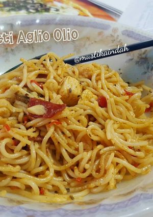 Foto resep Spaghetti Aglio Olio
