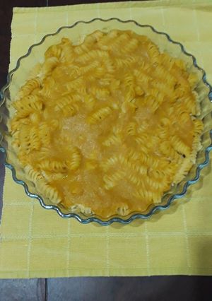 Una foto de Fideos con salsa cremosa de zapallo (VEGANA)