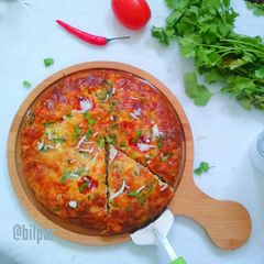A picture of Frittita with Pao bhaji flavour.
