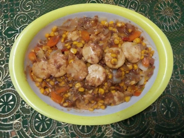 Bagaimana Membuat Tofu tahu jagung manis Anti Gagal