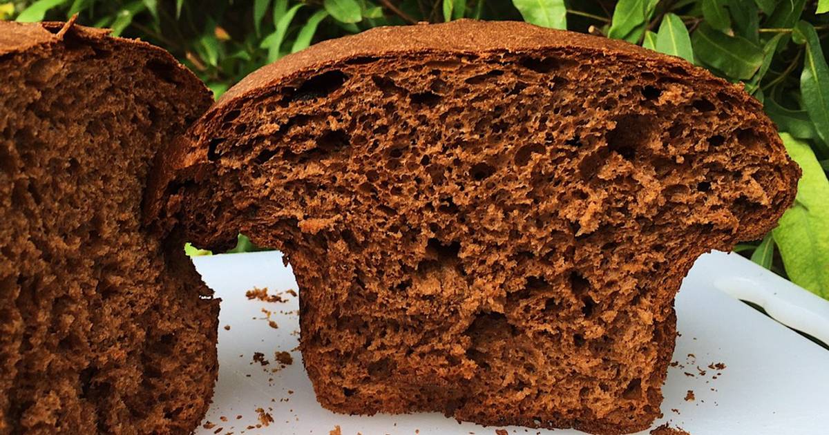 Resep Chocolate Loaf Bread Roti Tawar Cokelat Oleh Rustic Cook Cookpad