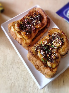 Foto resep French Toast Banana Caramel