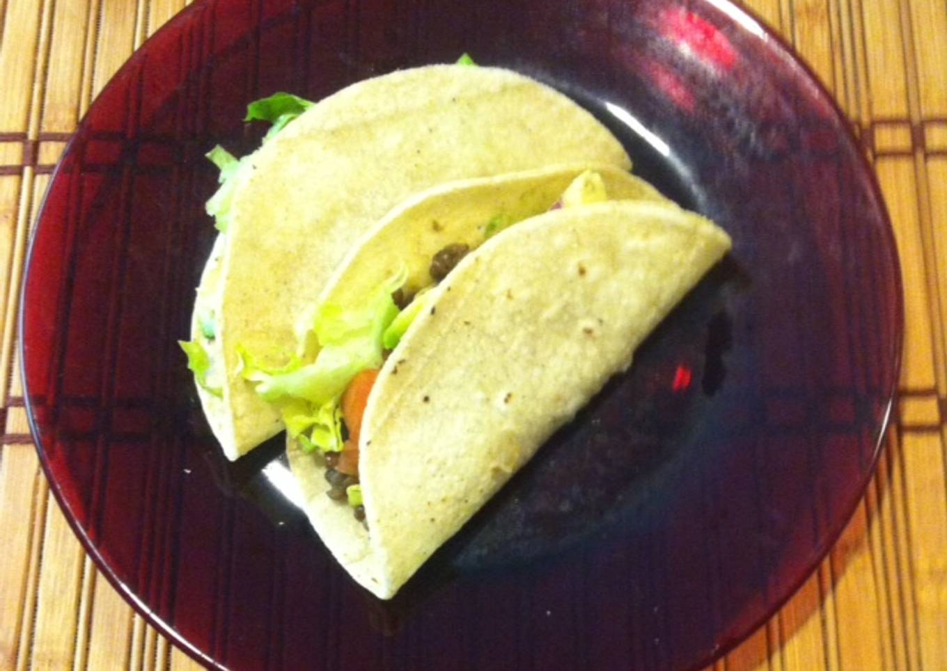 Tacos de Lentejas
