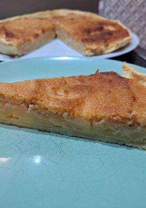 Une photo de Tarte coing amande