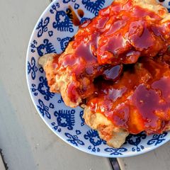 A picture of Korean Fried Chicken.
