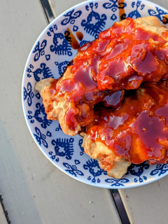 A picture of Korean Fried Chicken.